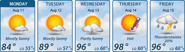 5-Day Forecast